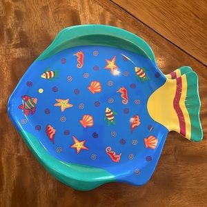 Vintage Melamine Fish Plates - Set of 4